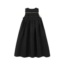 Load image into Gallery viewer, Nou Nelle Black Collar Robe
