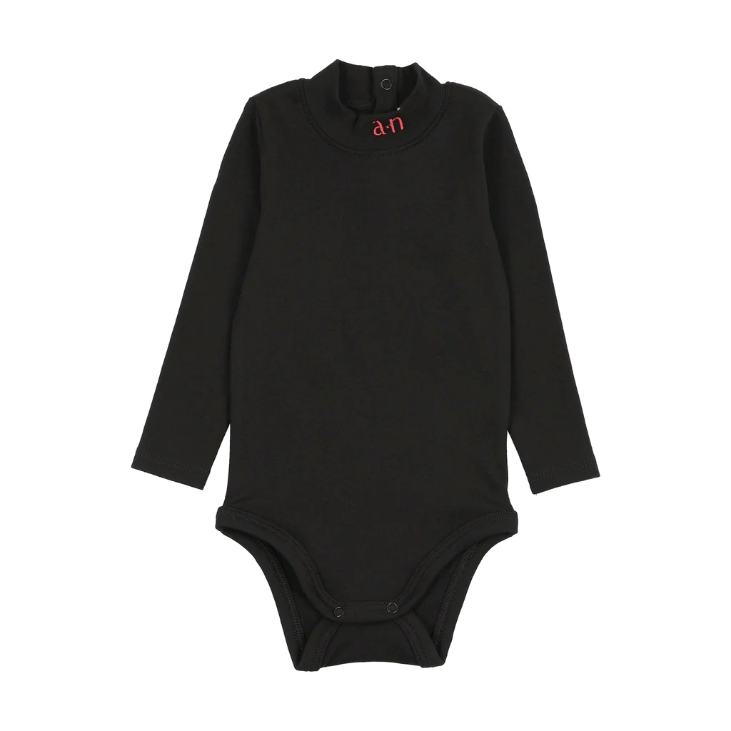 Ann Of Nan Black Velour Romper With Onesie