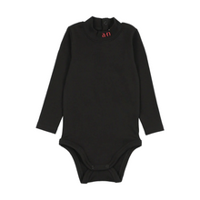 Load image into Gallery viewer, Ann Of Nan Black Velour Romper With Onesie