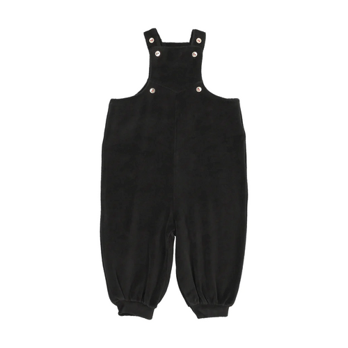 Ann Of Nan Black Velour Romper With Onesie