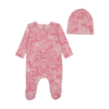 Bee & Dee Botanical Footie And Beanie - Confetti
