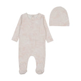 Bee & Dee Botanical Footie And Beanie - Summer Pink