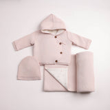 Bee & Dee Boutique Delicata Knit Jacket Set - Mauve