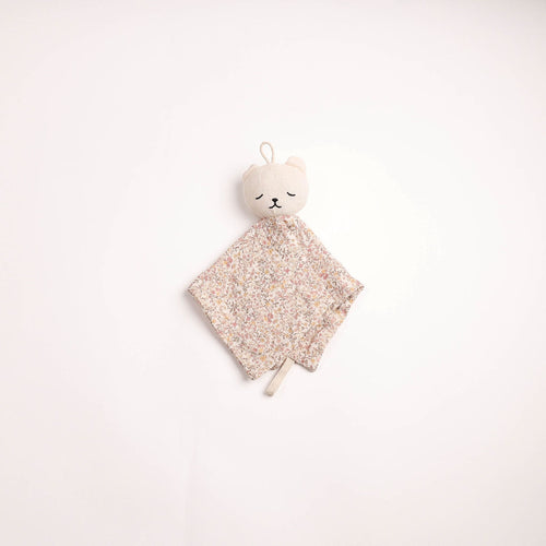 Bee & Dee Girls Boutique Delicata Lovey (Teddy Bear With Pacifier Loop)