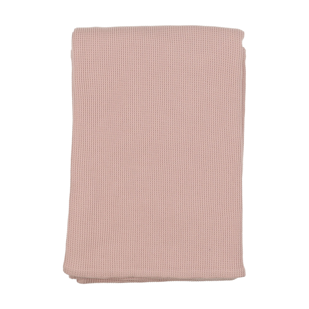Bee & Dee Waffle Blanket - Muted Pink (Matches Waffle Collection)