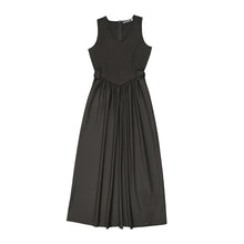 Load image into Gallery viewer, Urban Edge Bow Dress With White Diamond Shirt - Black/White