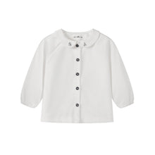 Load image into Gallery viewer, NouNelle Boys White Embroidered Collar Shirt
