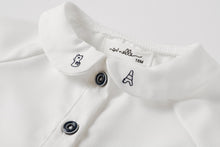Load image into Gallery viewer, NouNelle Boys White Embroidered Collar Shirt