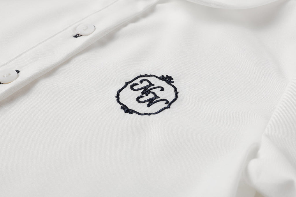 NouNelle Boys White Logo Shirt