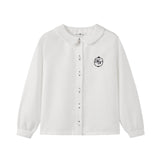 NouNelle Boys White Logo Shirt