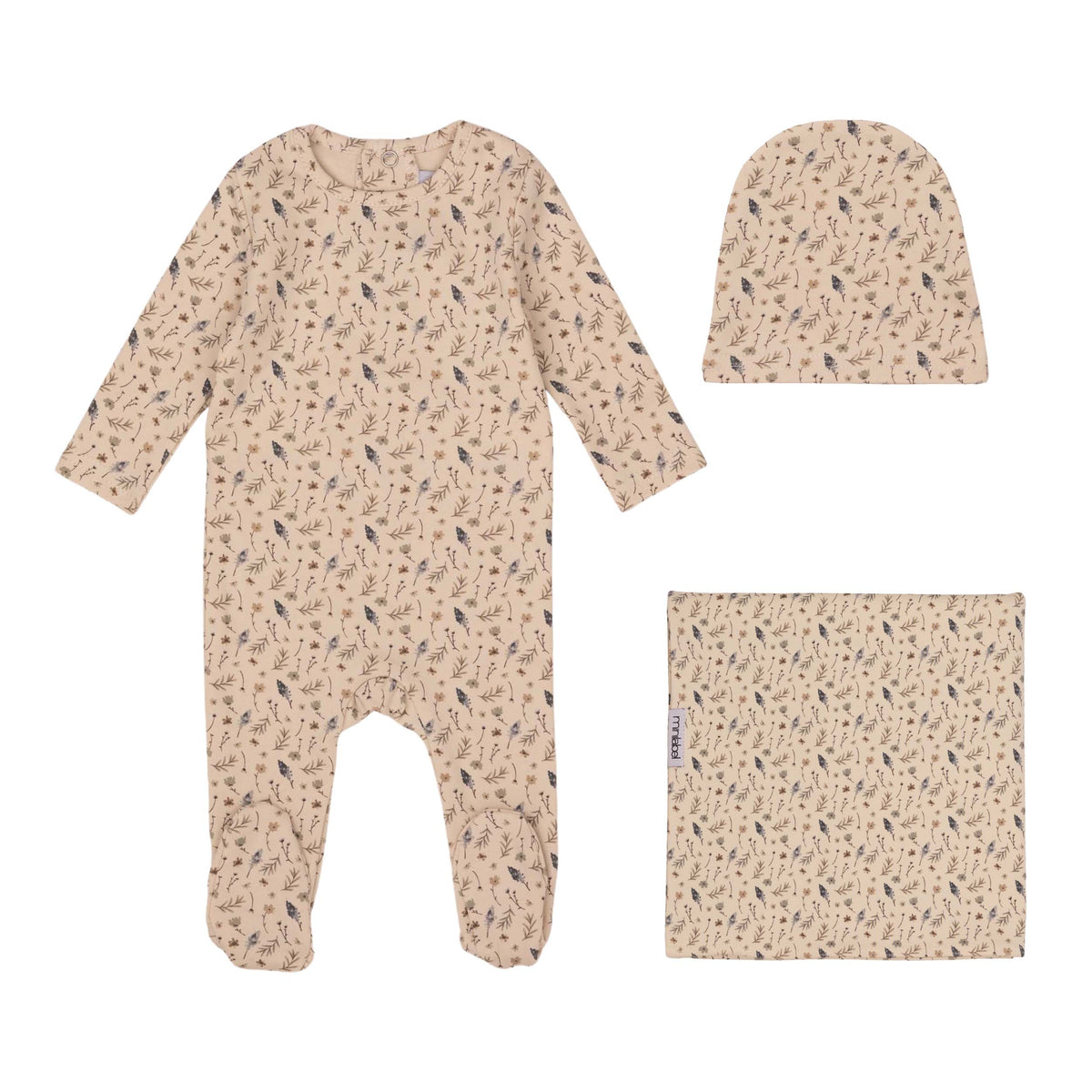 Mini Label Boys Printed Willow Layette Set – Moonlight