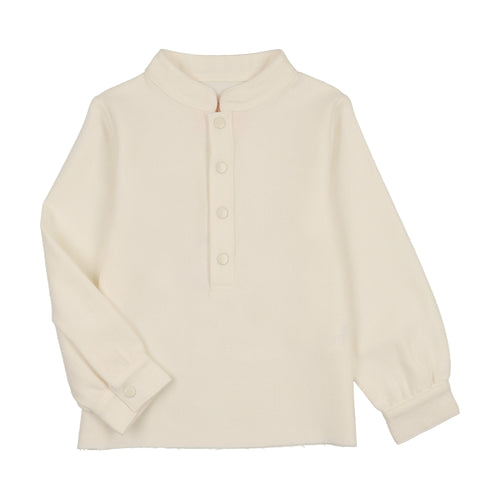 Little Tempest Cream Wool Boys Shirt