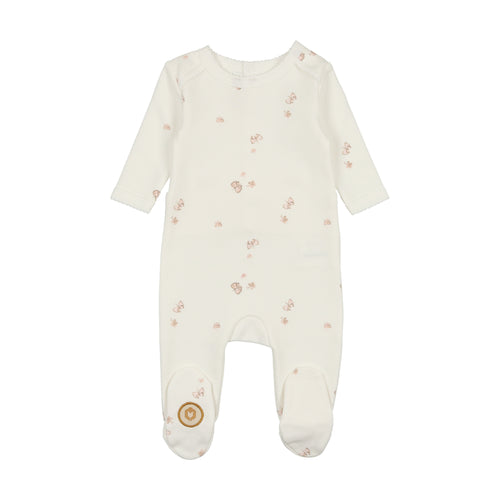 Mon Tresor Butterfly Bliss Layette Set - Ivory & Pink