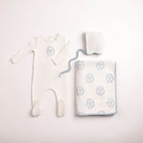 Bee & Dee Boys Butterfly Motif Layette Set - Chalk White