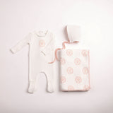 Bee & Dee Girls Butterfly Motif Layette Set - Chalk White