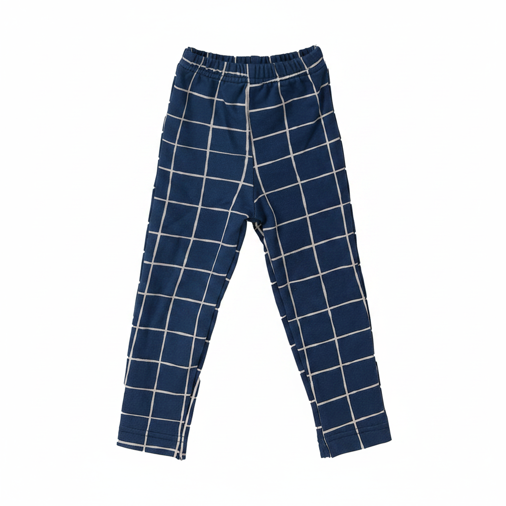 Wander & Wonder Baby Rib Leggings - Ink Check