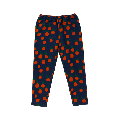 Wander & Wonder Baby Rib Leggings - Navy Tangerine