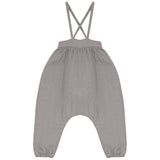 Calla Lili Baby Girls Quilted Overall - Taupe