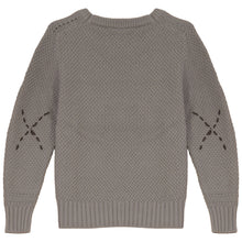 Load image into Gallery viewer, Calla Lili Boys Knit Round Neck Sweater - Taupe