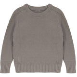 Calla Lili Boys Knit Round Neck Sweater - Taupe