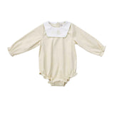 Coco Blanc Corduroy Romper - Cream