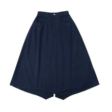 Load image into Gallery viewer, Coco Blanc Navy Boxy Sweater And Chino Skirt Set