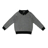 Coco Blanc Boys Collared Sweater