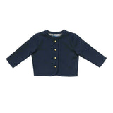 Coco Blanc Navy Cropped Blazer