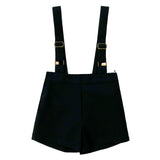 Coco Blanc Navy Suspender Shorts