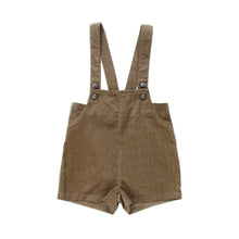 Load image into Gallery viewer, Coco Blanc Thin Corduroy Overalls - Mocha