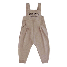 Load image into Gallery viewer, Coco Blanc Marled Blush French Terry Overall