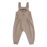 Coco Blanc Marled Blush French Terry Overall