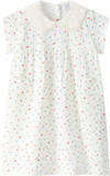 Coco Blanc Short Sleeve Cherry Gauze Dress