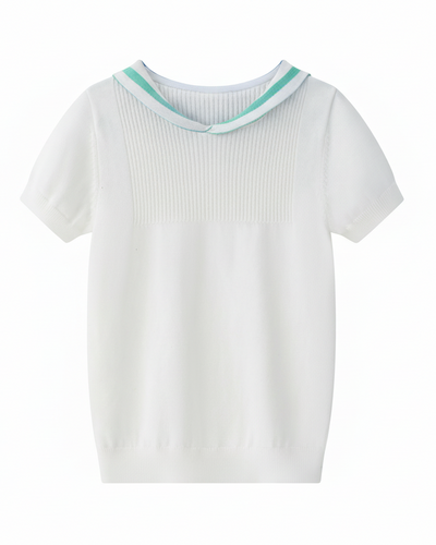 Coco Blanc Cream Sailor Polo