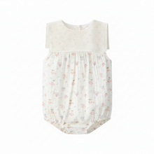 Load image into Gallery viewer, Coco Blanc Cherry Gauze Sailor Romper