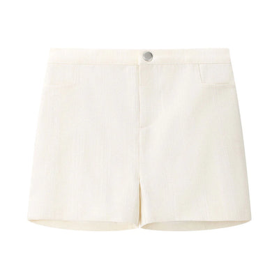 Coco Blanc Cream Shorts