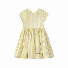 Load image into Gallery viewer, Coco Blanc Yellow Dress (Short Sleeve)