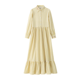 Coco Blanc Shirt Dress - Striped Yellow