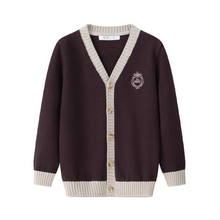 Load image into Gallery viewer, Coco Blanc Cardigan - Burgundy