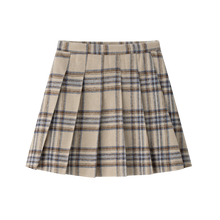 Load image into Gallery viewer, Coco Blanc Pleated Plaid Skirt