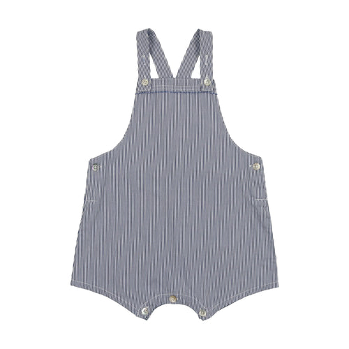 Coco Blanc Dressy Overalls - Blue Striped