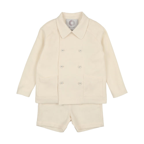 Coco Blanc Boys Suit - Cream