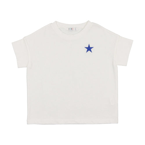 Coco Blanc Boys Cotton Tee - White
