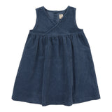 Lil Legs Corduroy Jumper - Off Blue