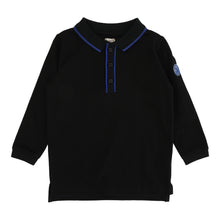 Load image into Gallery viewer, Lil Legs Contrast Trim Polo - Black