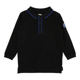 Lil Legs Contrast Trim Polo - Black