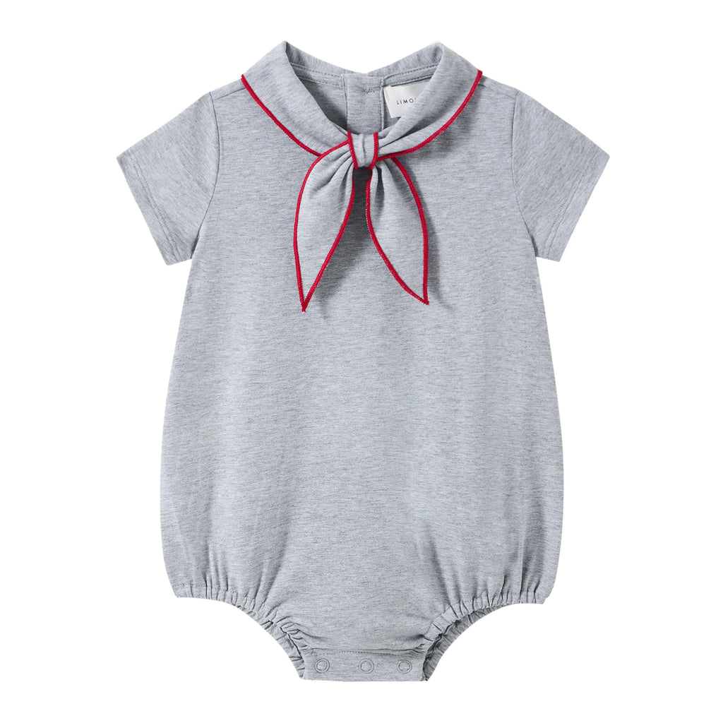 Limonana Coastal Girls Romper - Gray