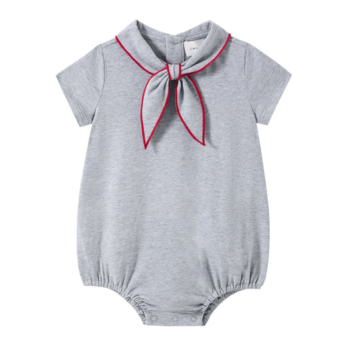 Limonana Coastal Girls Romper - Gray