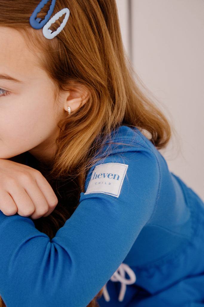 Heven Girls Long Sleeved T-shirt - Blue (H59)