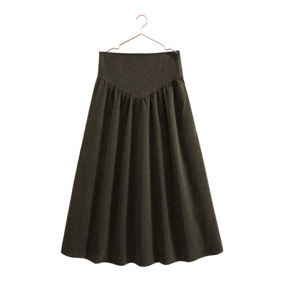 Retro Kid Camille Maxi Skirt - Brown